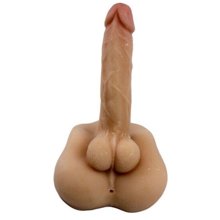 Masturbateur Big Dick Hole Anus et Pénis flexible 18 x 4cm