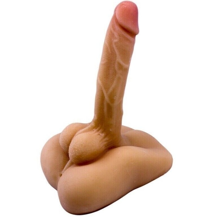 Masturbateur Big Dick Hole Anus et Pénis flexible 18 x 4cm