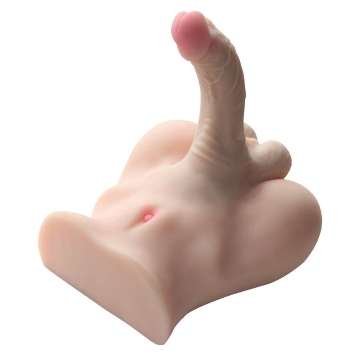 Masturbateur réaliste Anus + Pénis 17cm