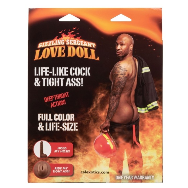 Poupée gonflable Homme Sizzling Sergeant Sexe 15cm