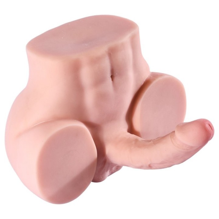 Masturbateur Fessier avec Pénis Articulé Cute Ass 17 x 4cm Chair