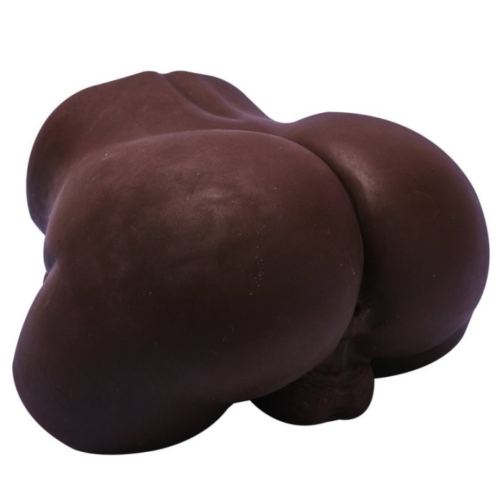 Masturbateur Fessier avec Pénis Articulé Cute Ass 17 x 4cm Marron