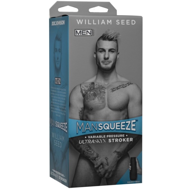 Masturbateur réaliste Man Squeeze William Seed