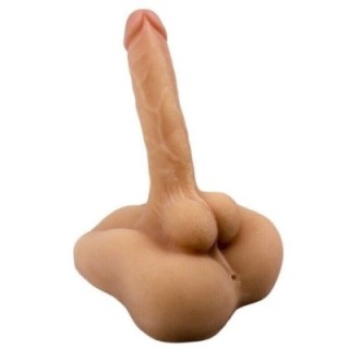 Masturbateur Big Dick Hole Anus et Pénis flexible 18 x 4cm