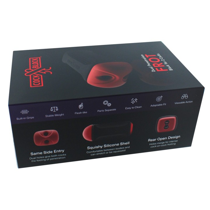 Masturbateur pour deux FROT Deux entrées