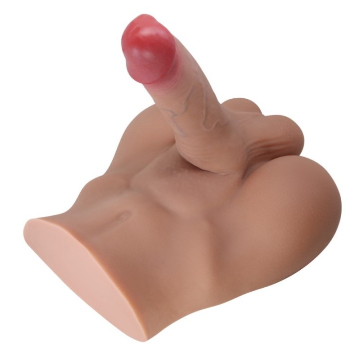 Masturbateur et Pénis Articulé Crazy Bull Rhyne 17.3 x 4.4cm