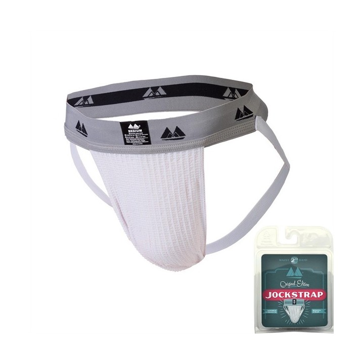 Jockstrap Original Waist 2 Band Blanc