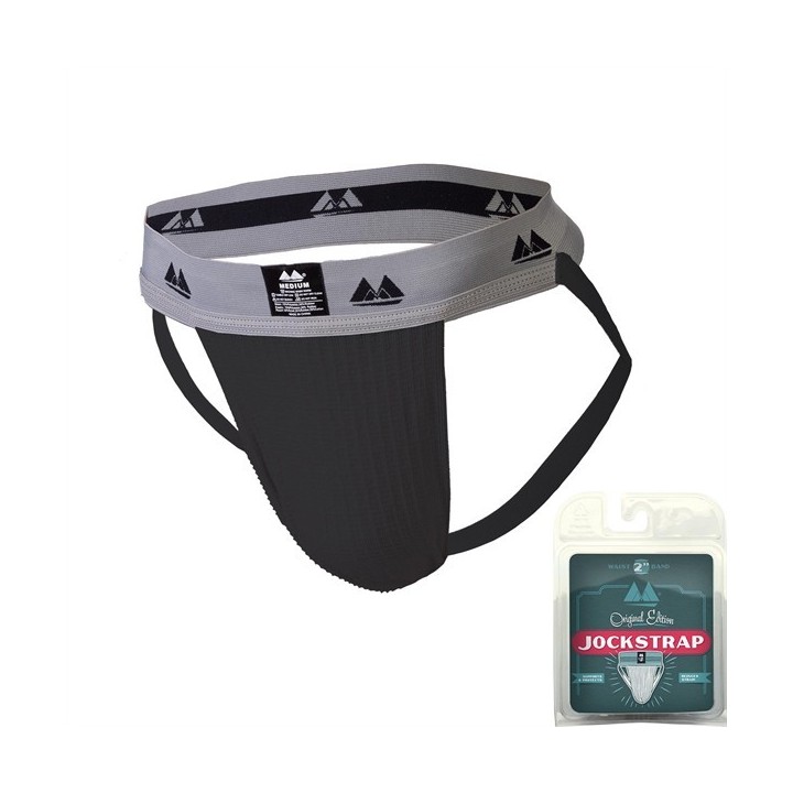 Jockstrap Original Waist 2 Band Noir