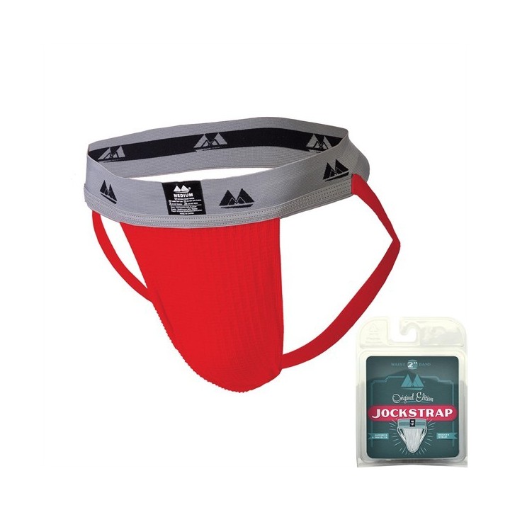 Jockstrap Original Waist 2 Band Rouge