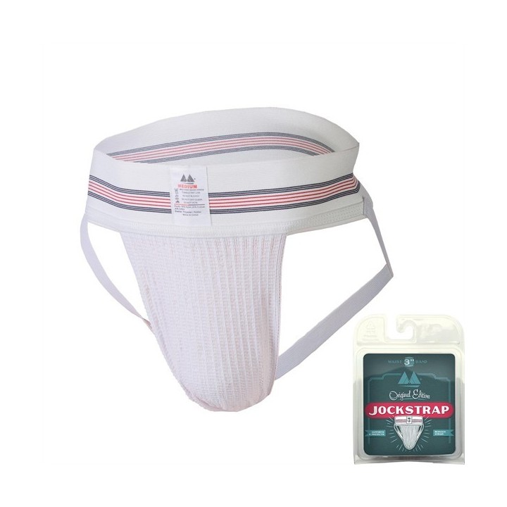 Jockstrap Original Waist 3 Band Blanc