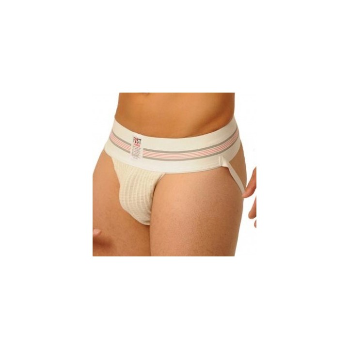 Jockstrap Fist Large Bande Blanc