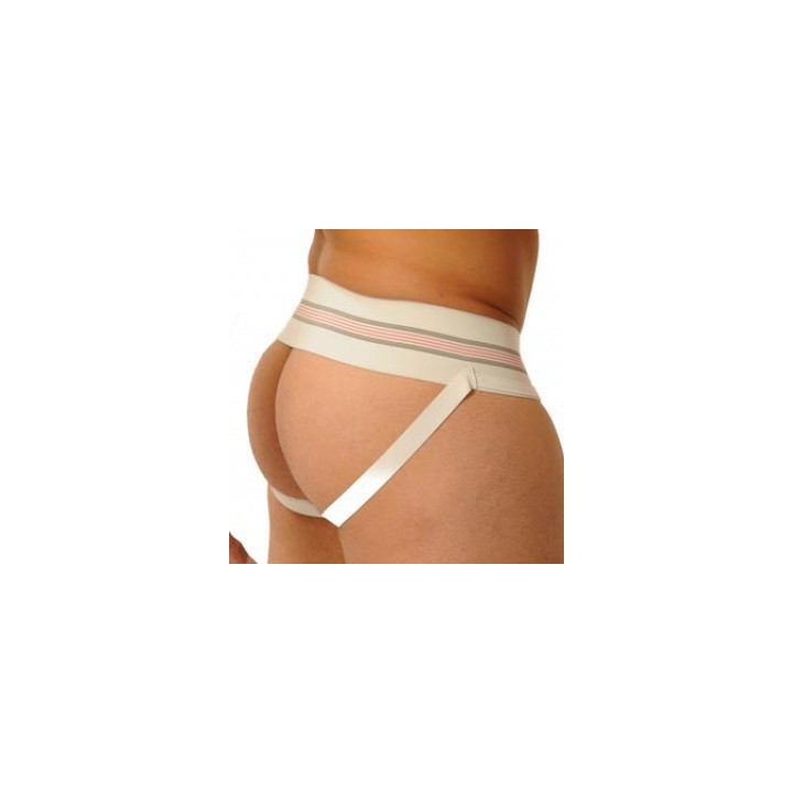 Jockstrap Fist Large Bande Blanc