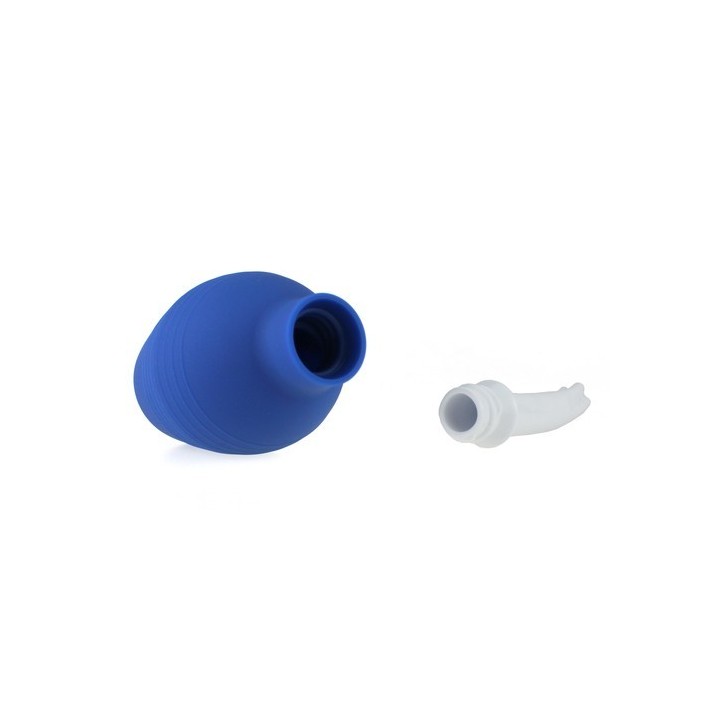 Poire de lavement Douche Anale Bleue 2 - Insertion 12 x 2cm