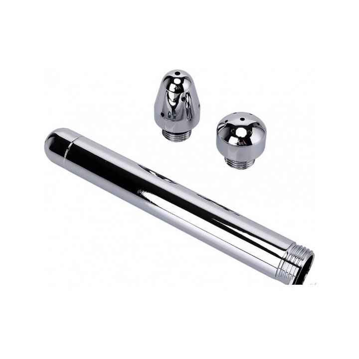 Embout de douche Alu avec 3 pommes - Insertion 15 x 2.7cm