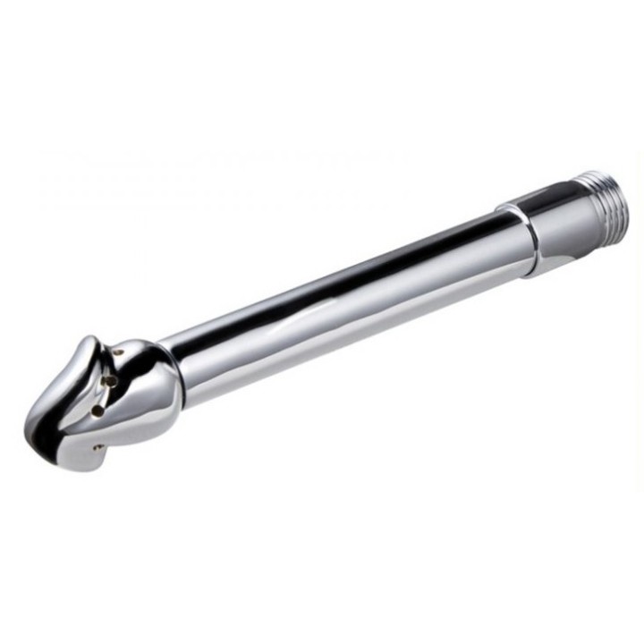 Embout de lavement anal Chromium 14 x 3cm