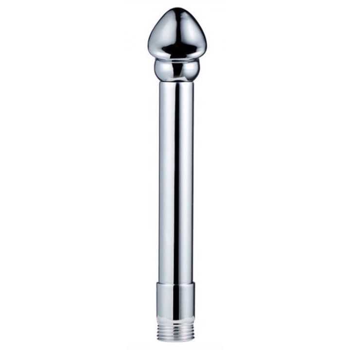 Embout de lavement anal Chromium 14 x 3cm