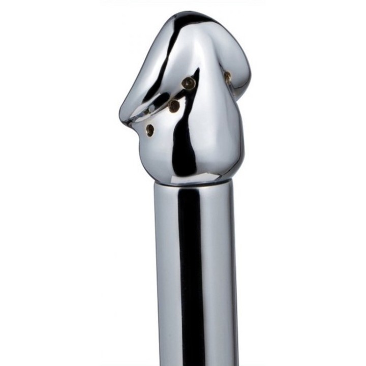 Embout de lavement anal Chromium 14 x 3cm