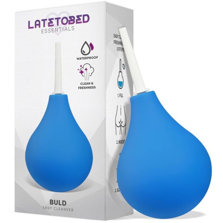 Poire de lavement Buld Easy Bleue