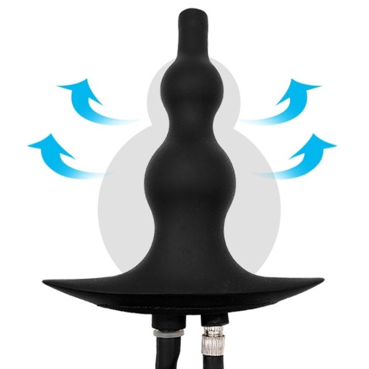 Plug gonflable ENEMA BEADS 11 x 3.5cm