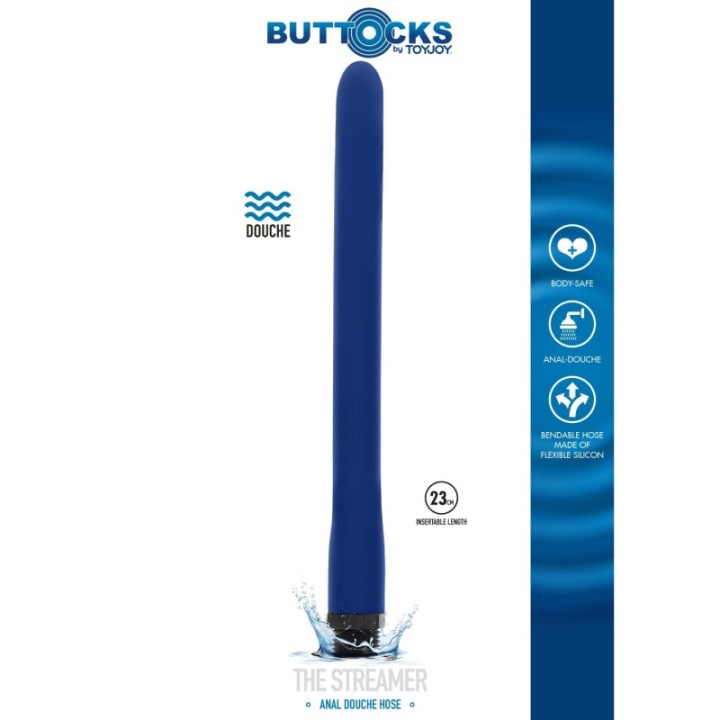 Embout de lavement Silicone The Streamer 23 x 2cm