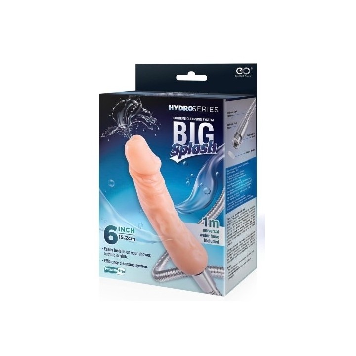 Tuyau avec Gode Big Splash 15 x 3.5cm