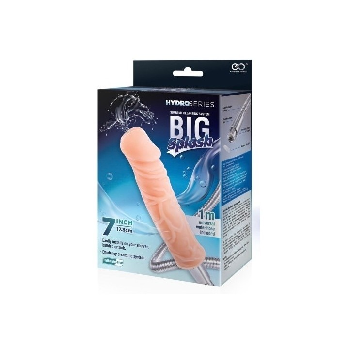 Tuyau avec Gode Big Splash 16 x 4cm