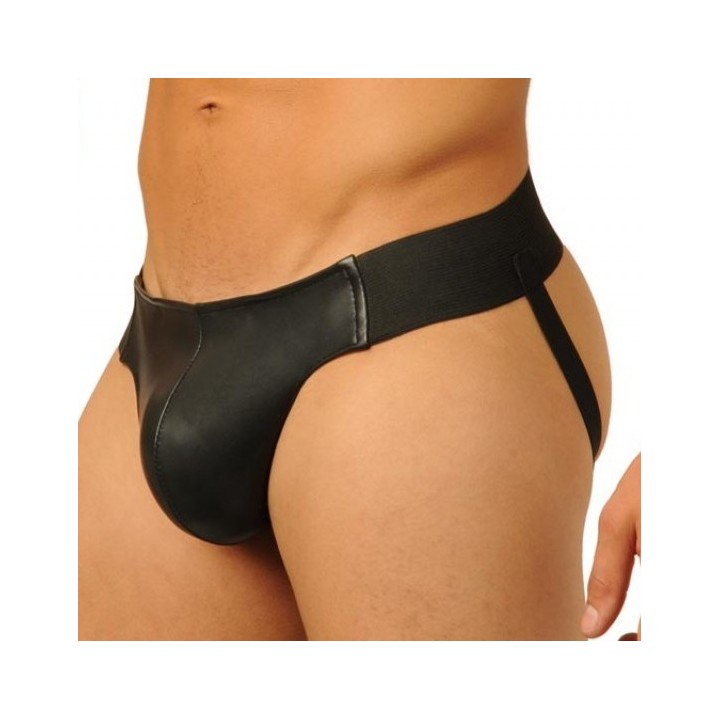 Jockstrap Fist Leather Noir