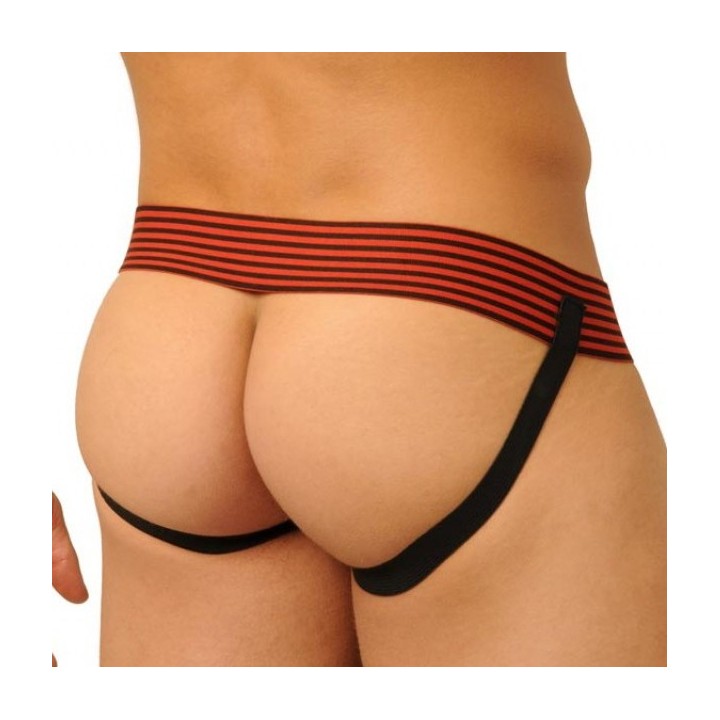 Jockstrap Fist Leather Rouge