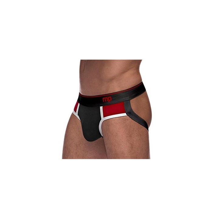Jockstrap RETRO SPORT Noir-Rouge